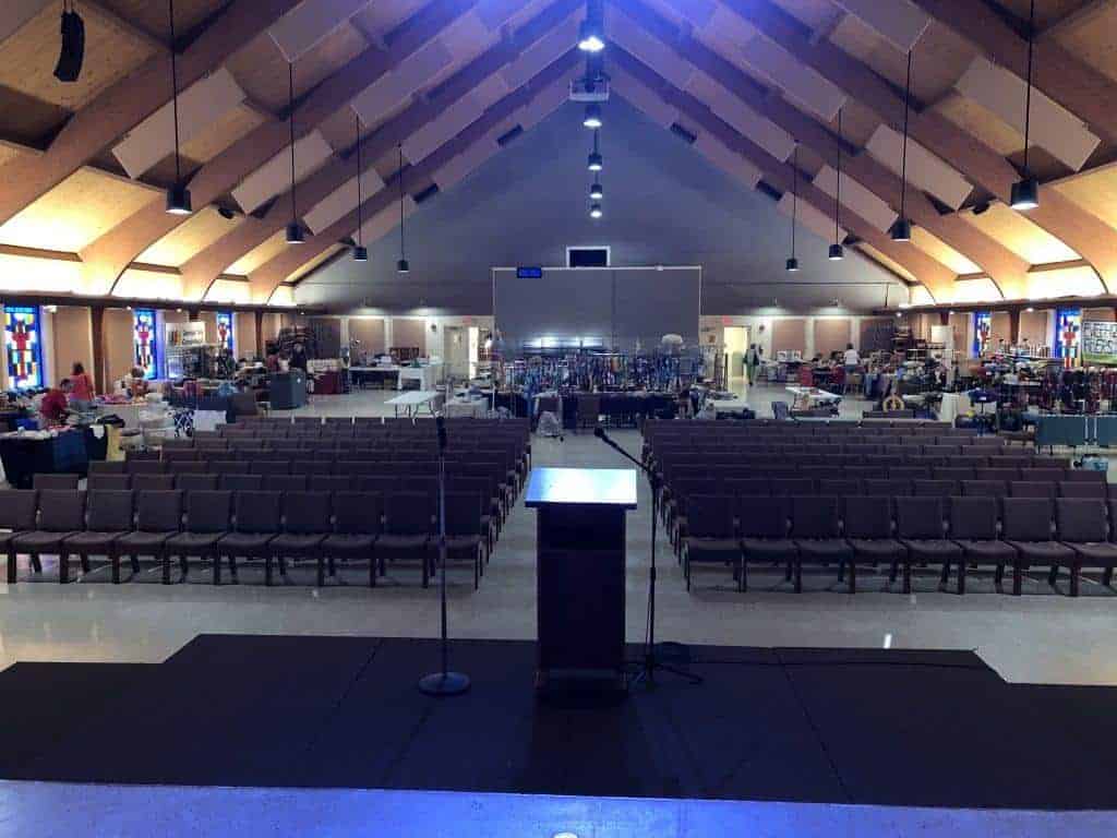 Interior of Maguire Auditorium