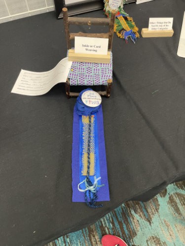 Mini Inkle Band Chair 2023 Fiber Exhibit
