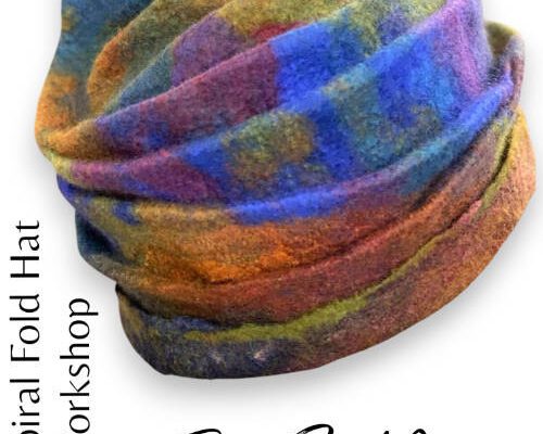 Spiral Folded Hat with Dawn Edwards