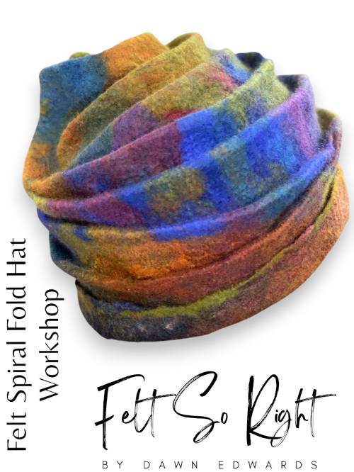 Spiral Folded Hat with Dawn Edwards