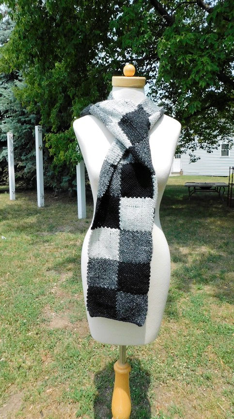 Pin Loom Overshot Weaving and Joining; Creating a Spooky Scarf with or without the Grim Reaper/Romantic Hood with Margaret Stump