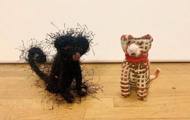 Spooky Weavings on the Pin Loom; Weaving and Constructing a Really Cute (but kinda spooky) Owl with Other Pin Loom Patterns Thrown In with Margaret Stump