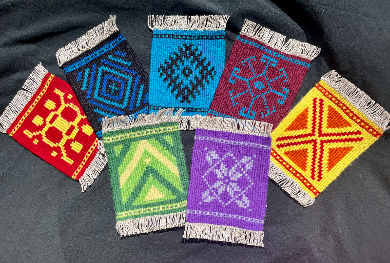 2 and 3 Color Taniko - Weft Twining with a Twist with Dawn Ahlert