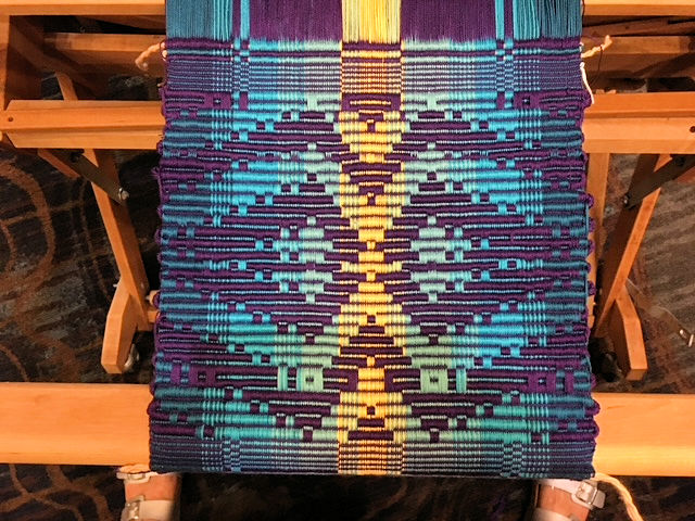 Beyond Rep Weave, exploring Rep Weave and its new variations with Lucienne Coifman.